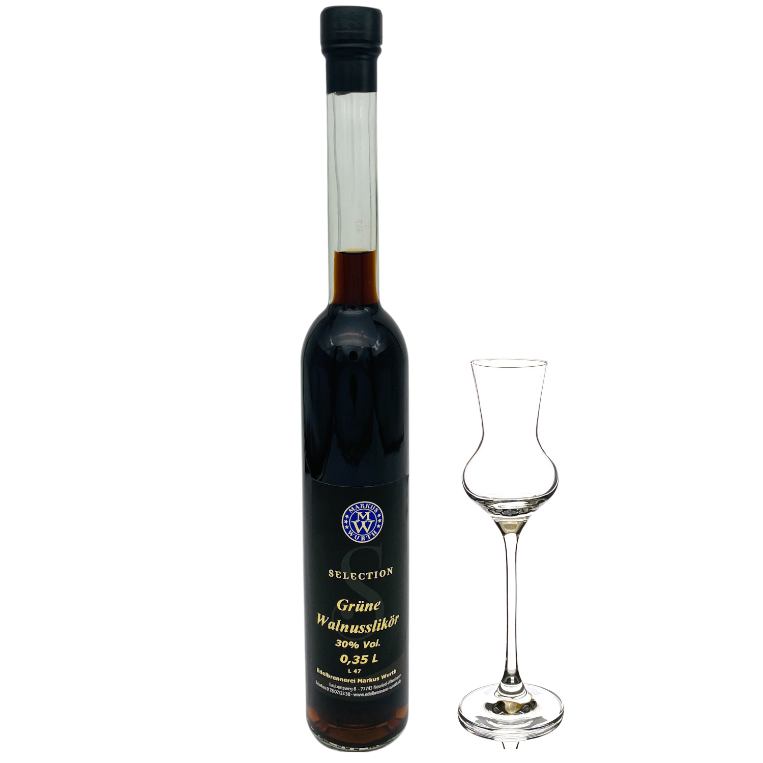 Wurth Grüner Walnusslikör 30%vol.