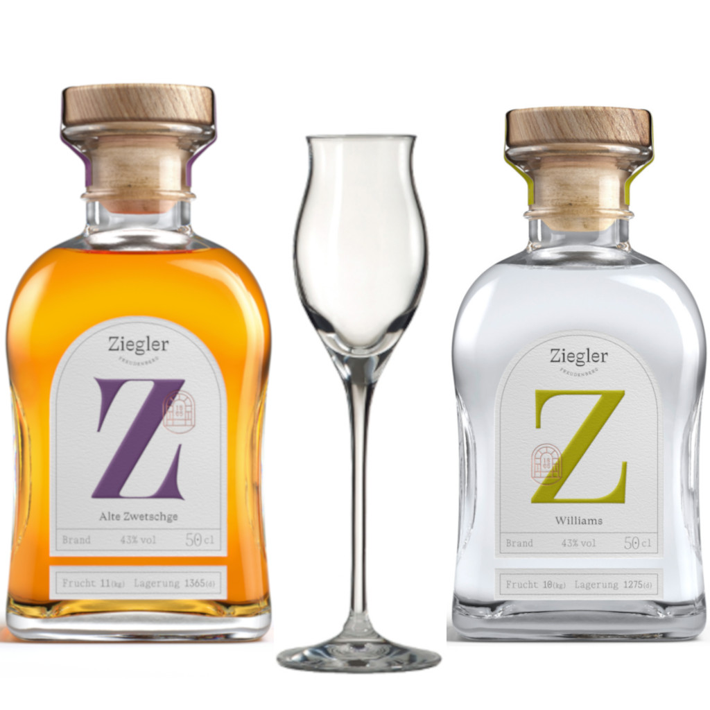 Ziegler Sparset 6 versandkostenfrei Williams Alte Zwetschge 43%vol.