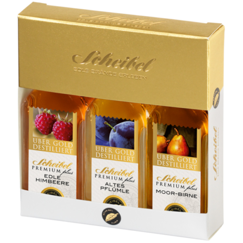 Scheibel Trio PREMIUMPlus 40-43% Vol. Scheibel Trio PREMIUMPlus 40-43% Vol.