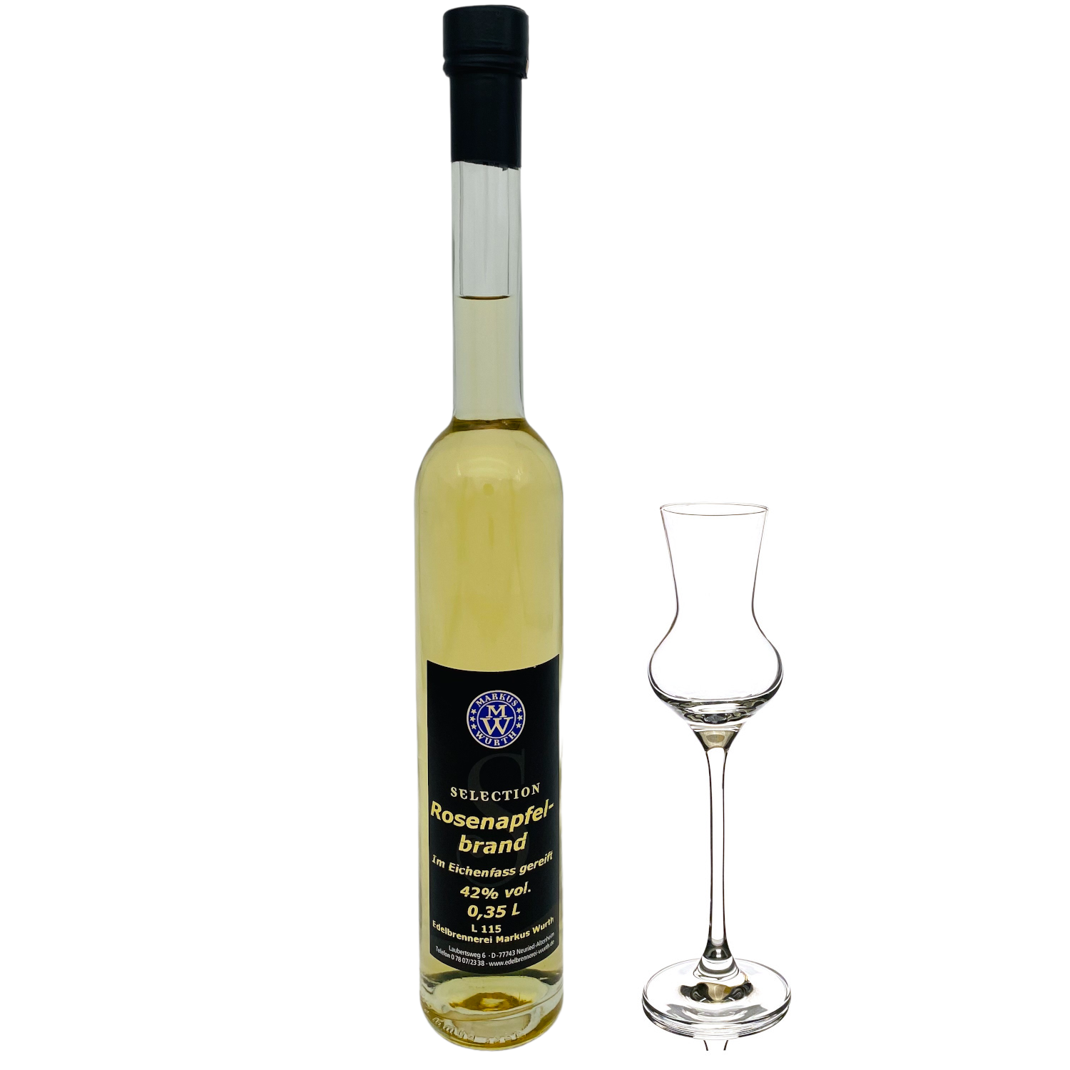 Wurth Rosenapfel im Eichenfass, 42%vol.