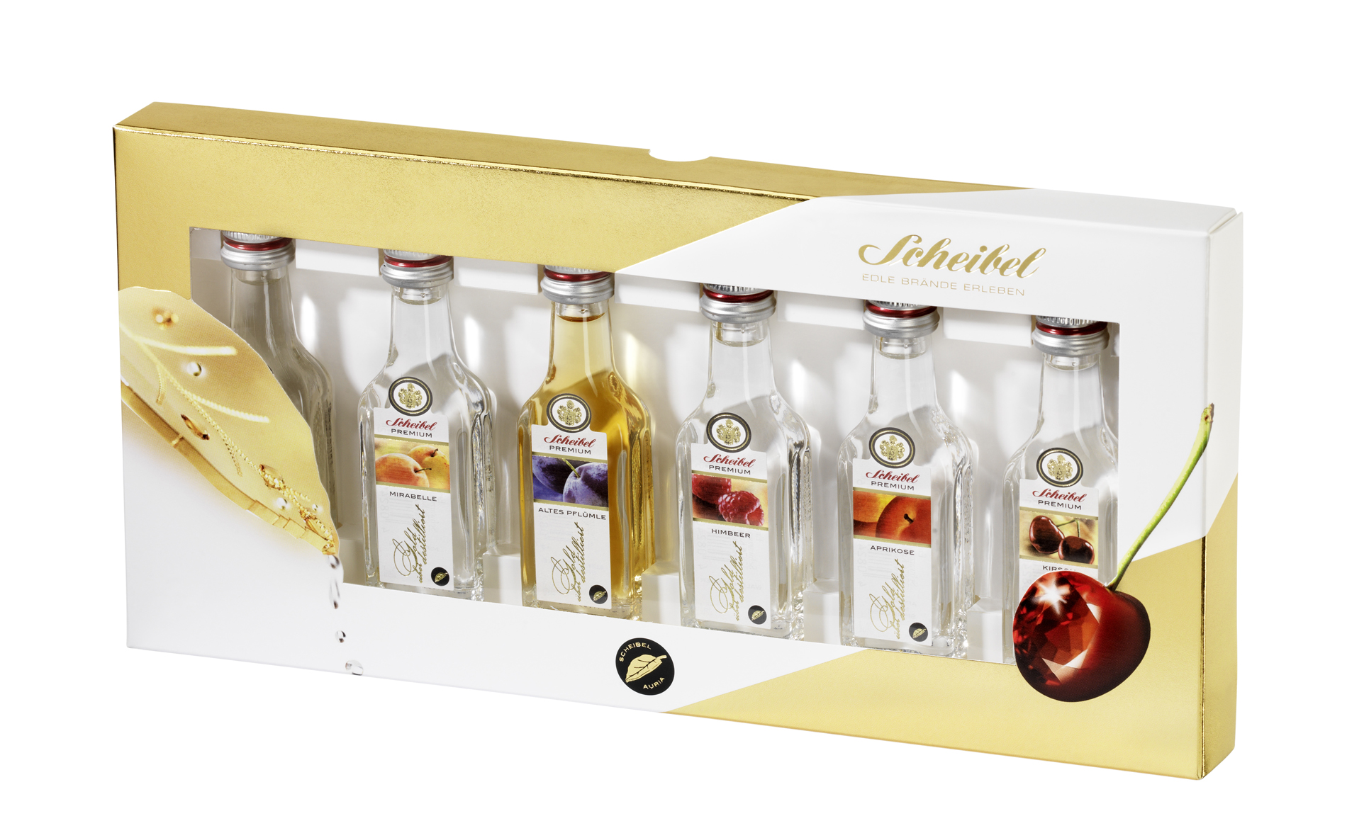Scheibel Premium-Diamanten-Schnäpse Scheibel, 6 x 0,02l Scheibel Premium-Diamanten-Schnäpse Scheibel, 6 x 0,02l
