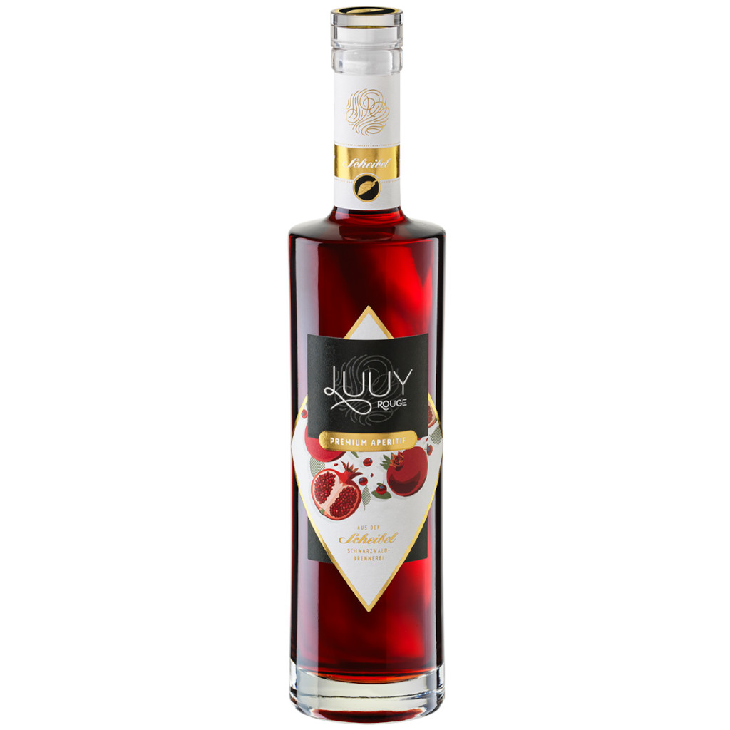 Scheibel LUUY rouge Premium Aperitif 22% Vol. Scheibel LUUY rouge Premium Aperitif 22% Vol.