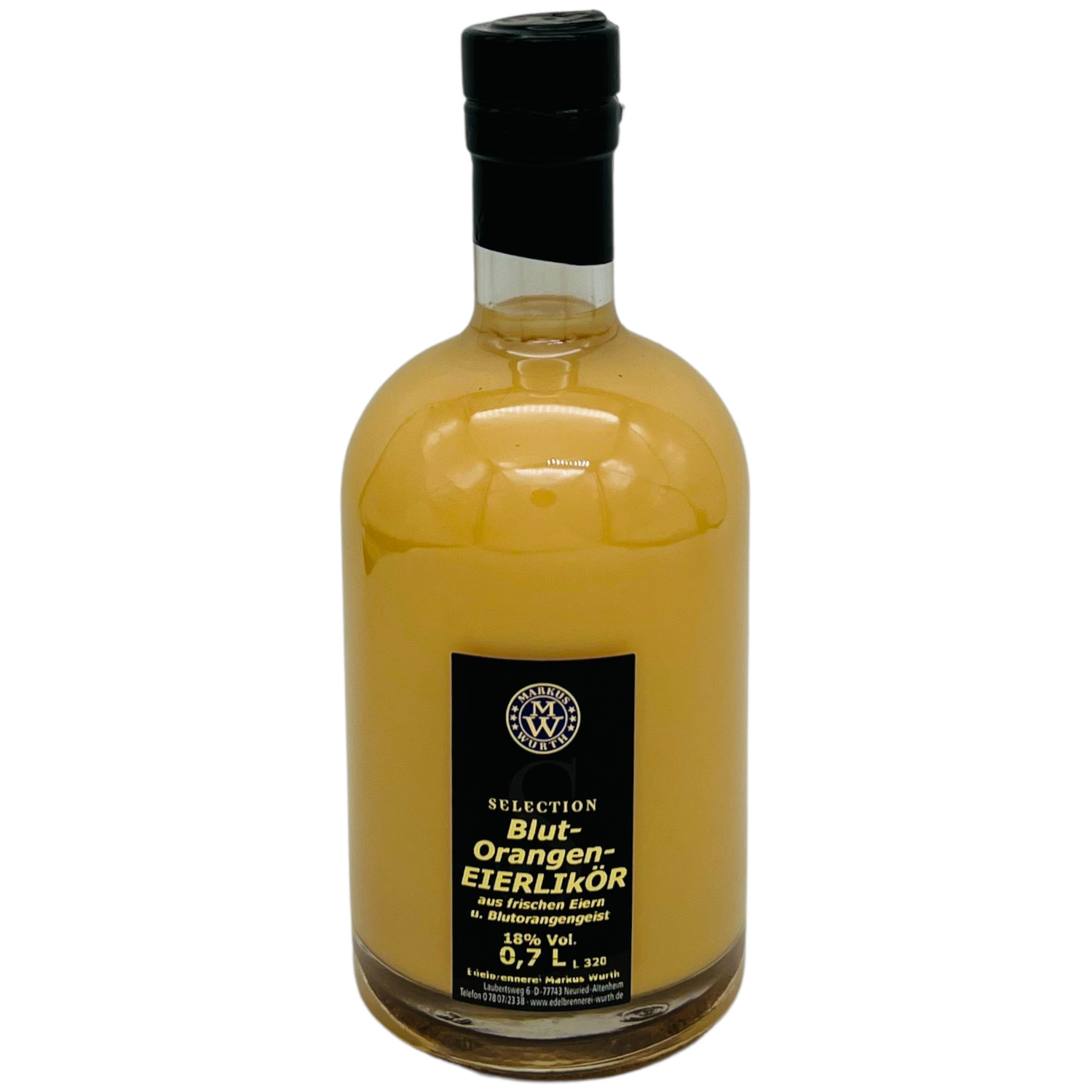 Wurth Eierlikör Blutorange 18%vol.