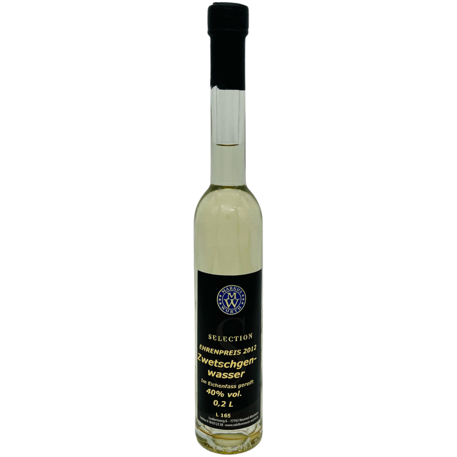 Wurth Zwetschgenwasser im Fass 42%vol. Wurth Zwetschgenwasser im Fass 42%vol.