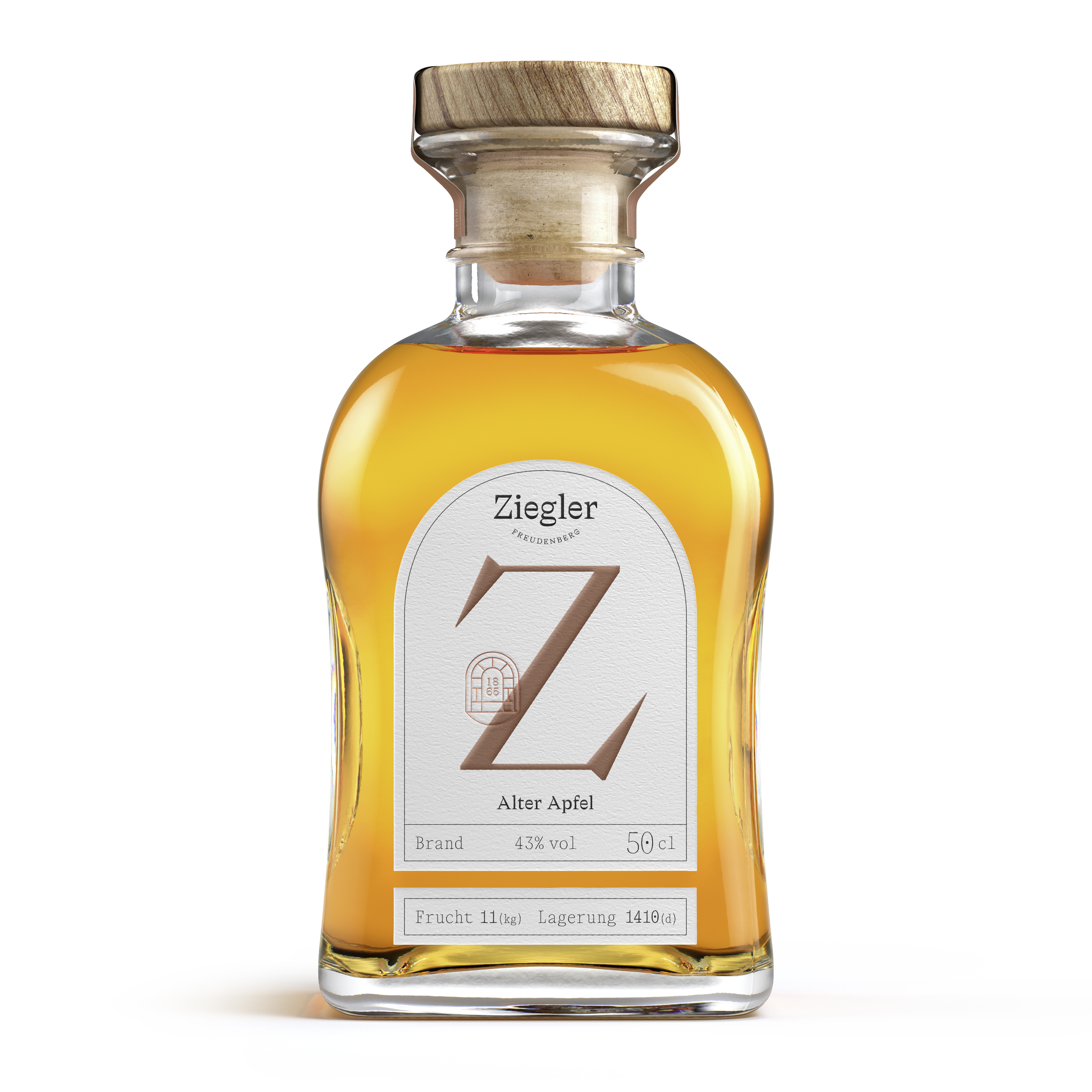 Ziegler Alter Apfel im Holzfass gereift 43%vol.
