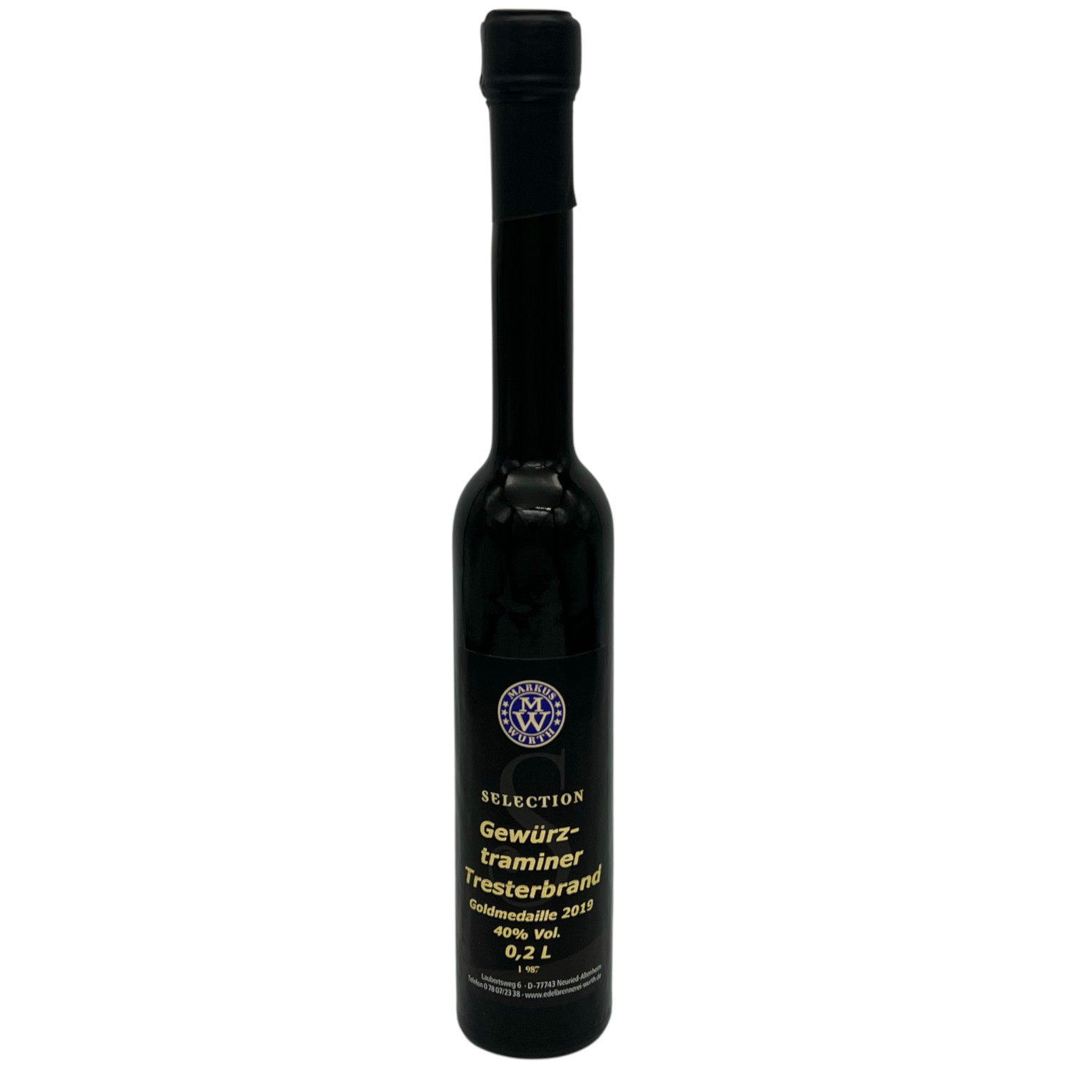 Wurth Gewürztraminer-Trester 40%vol. Wurth Gewürztraminer-Trester 40%vol.
