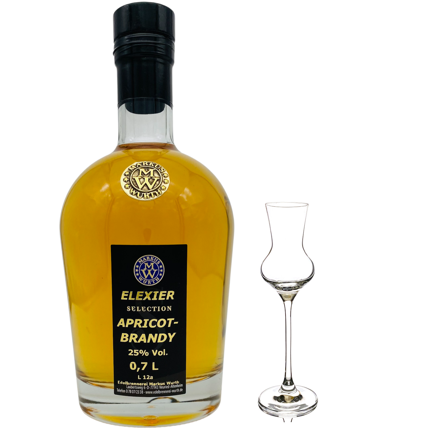Wurth Apricot Brandy 30%vol.