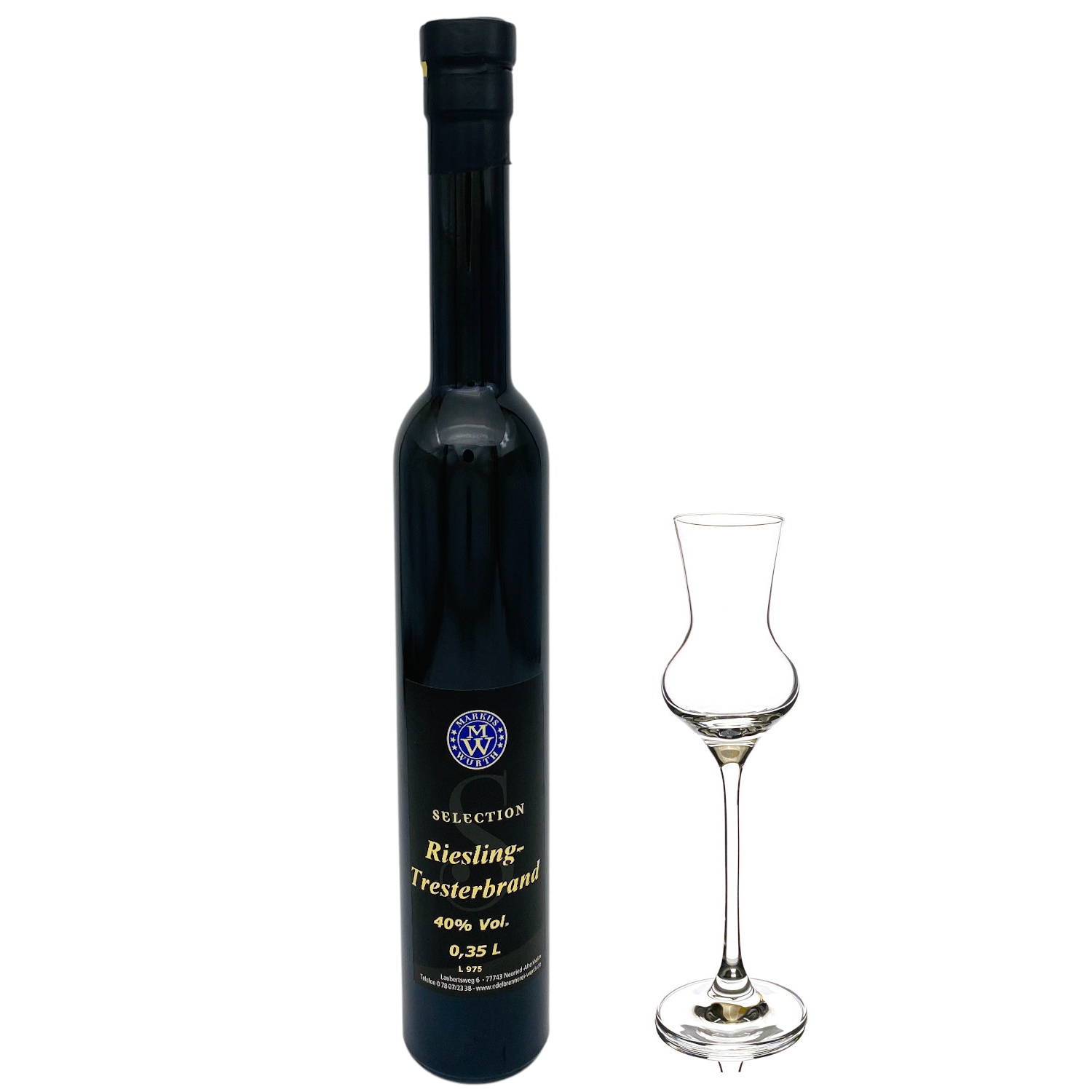 Wurth Riesling-Tresterbrand, 40%vol. Wurth Riesling-Tresterbrand, 40%vol.
