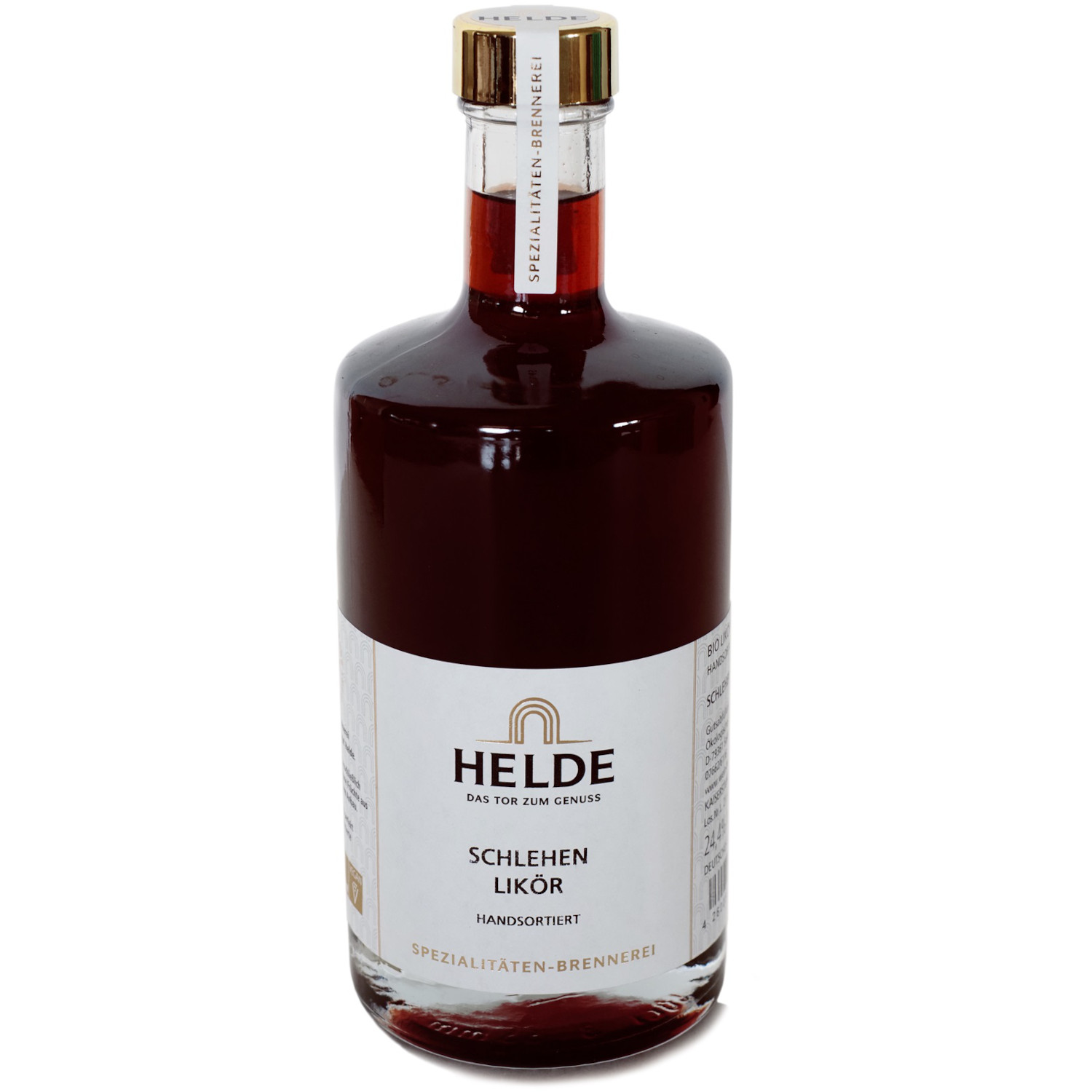Helde Schlehenlikör 24,4%vol. Helde Schlehenlikör 24,4%vol.