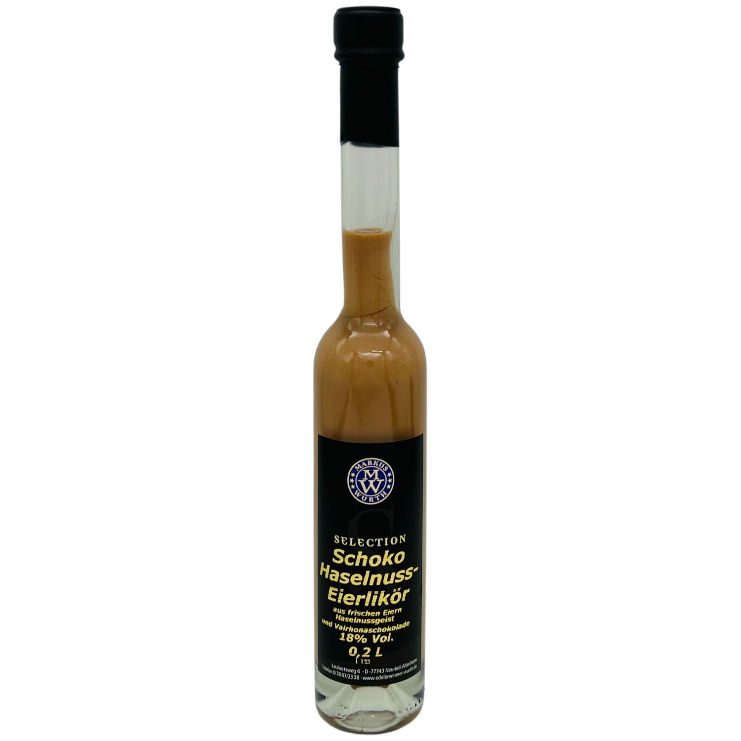 Wurth Haselnuss-Schoko-Eierlikör  18%vol.