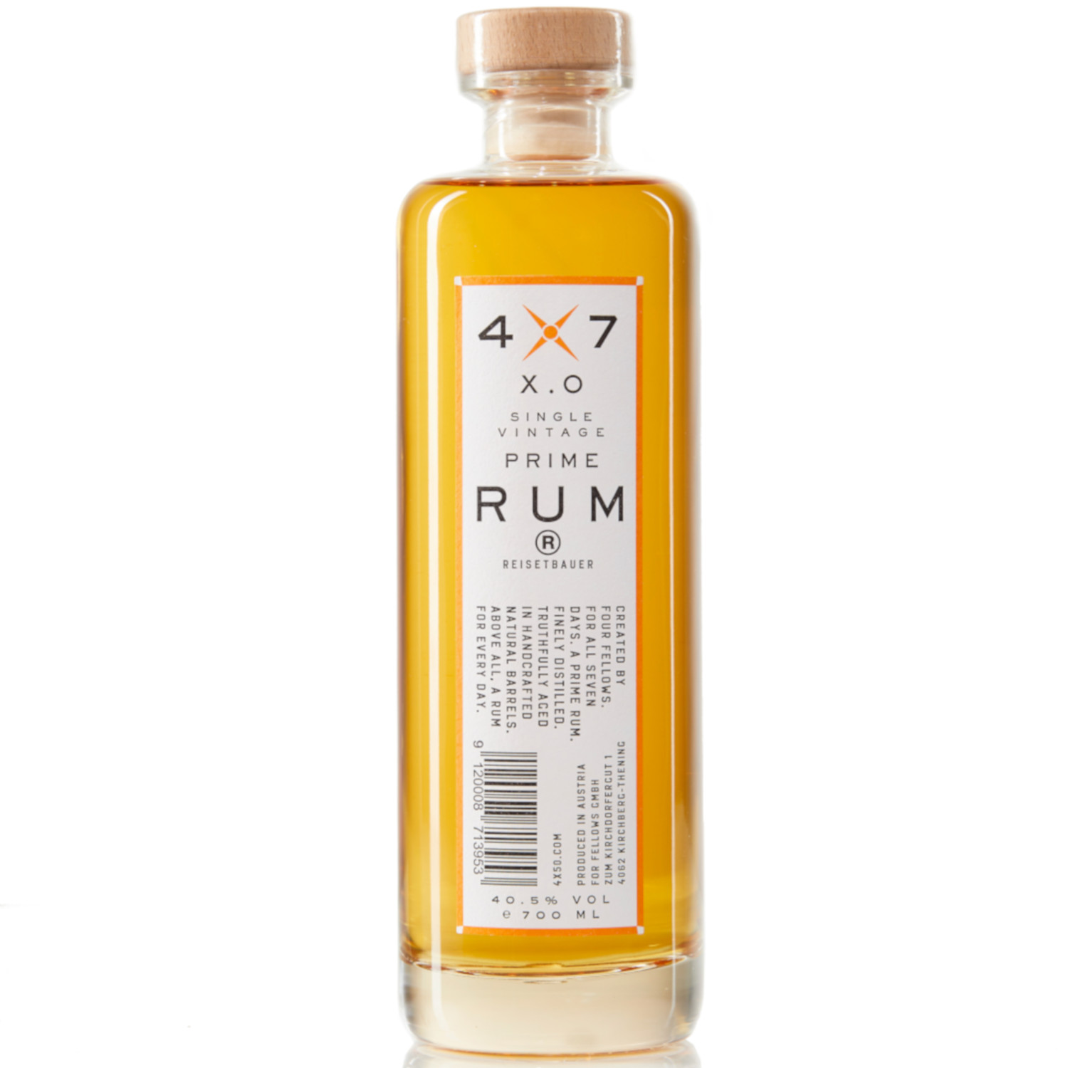 4x7 X.O Single Vintage Prime Rum by Reisetbauer 40,5%vol.
