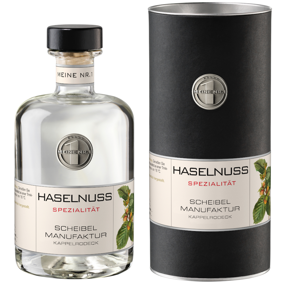 Scheibel Haselnuss 38% Vol. Scheibel Haselnuss 38% Vol.