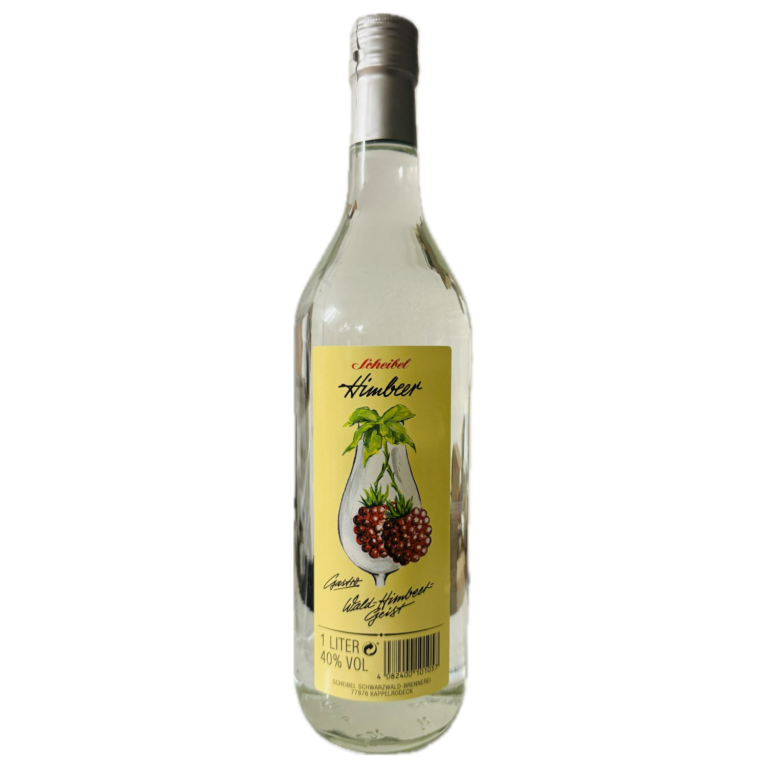 Scheibel Premium Waldhimbeergeist 40% Vol. 1,0l Gastro-Edition