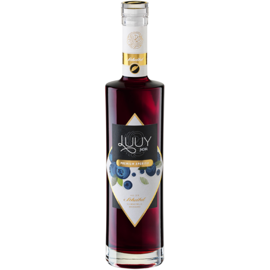 Scheibel LUUY noir Premium Aperitif 22% Vol. Scheibel LUUY noir Premium Aperitif 22% Vol.
