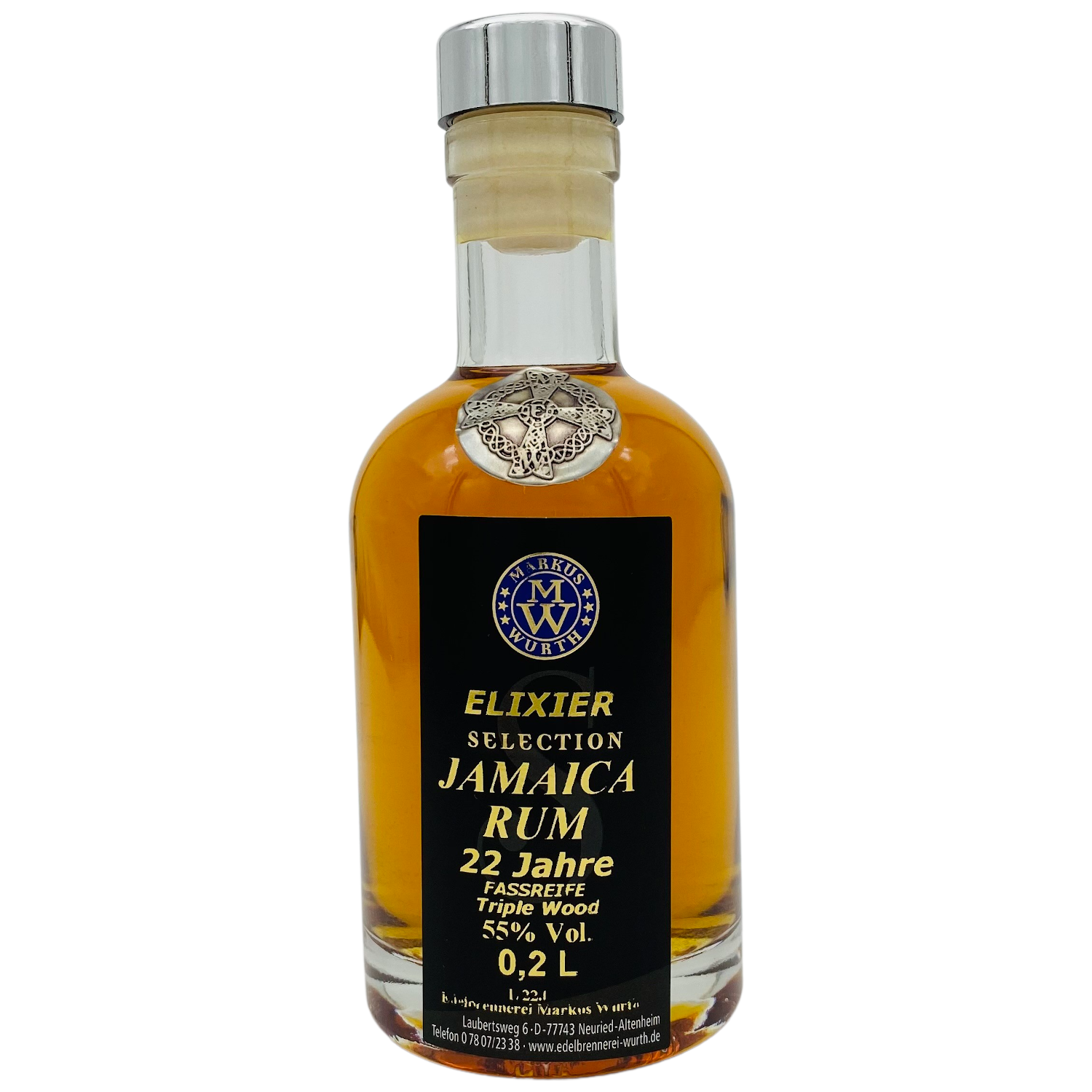 Wurth Jamaica Rum 22 Jahre alt, Triple Wood, 55%vol. Wurth Jamaica Rum 22 Jahre alt, Triple Wood, 55%vol.