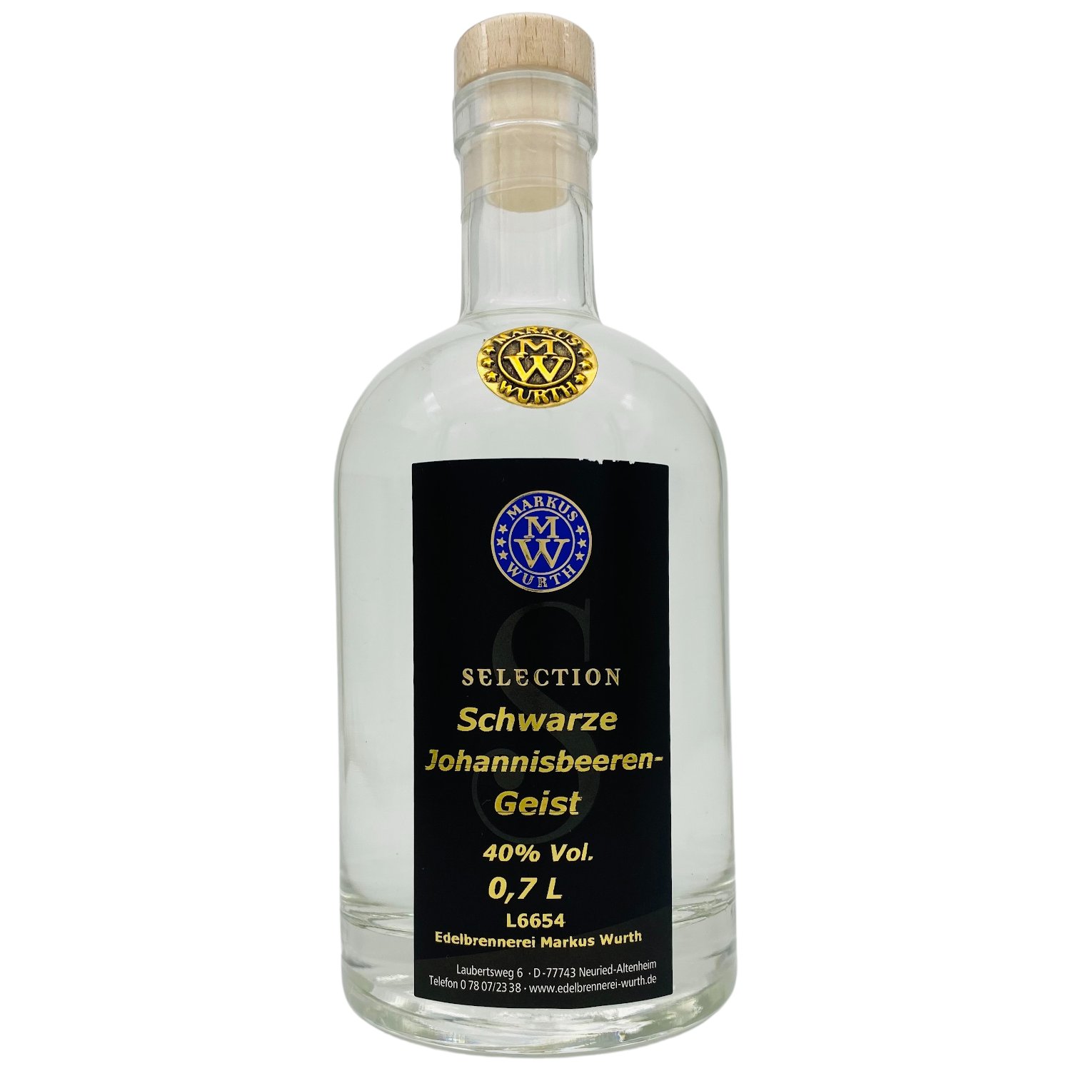 Wurth Johannisbeergeist, 40%vol.